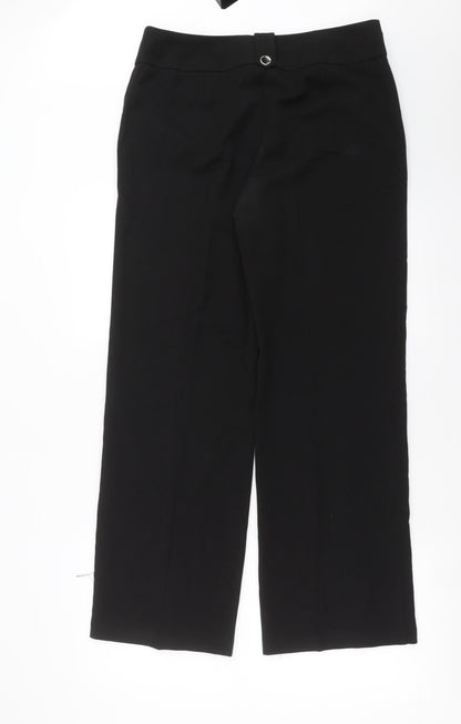 BHS Womens Black   Trousers  Size 12 L31 in