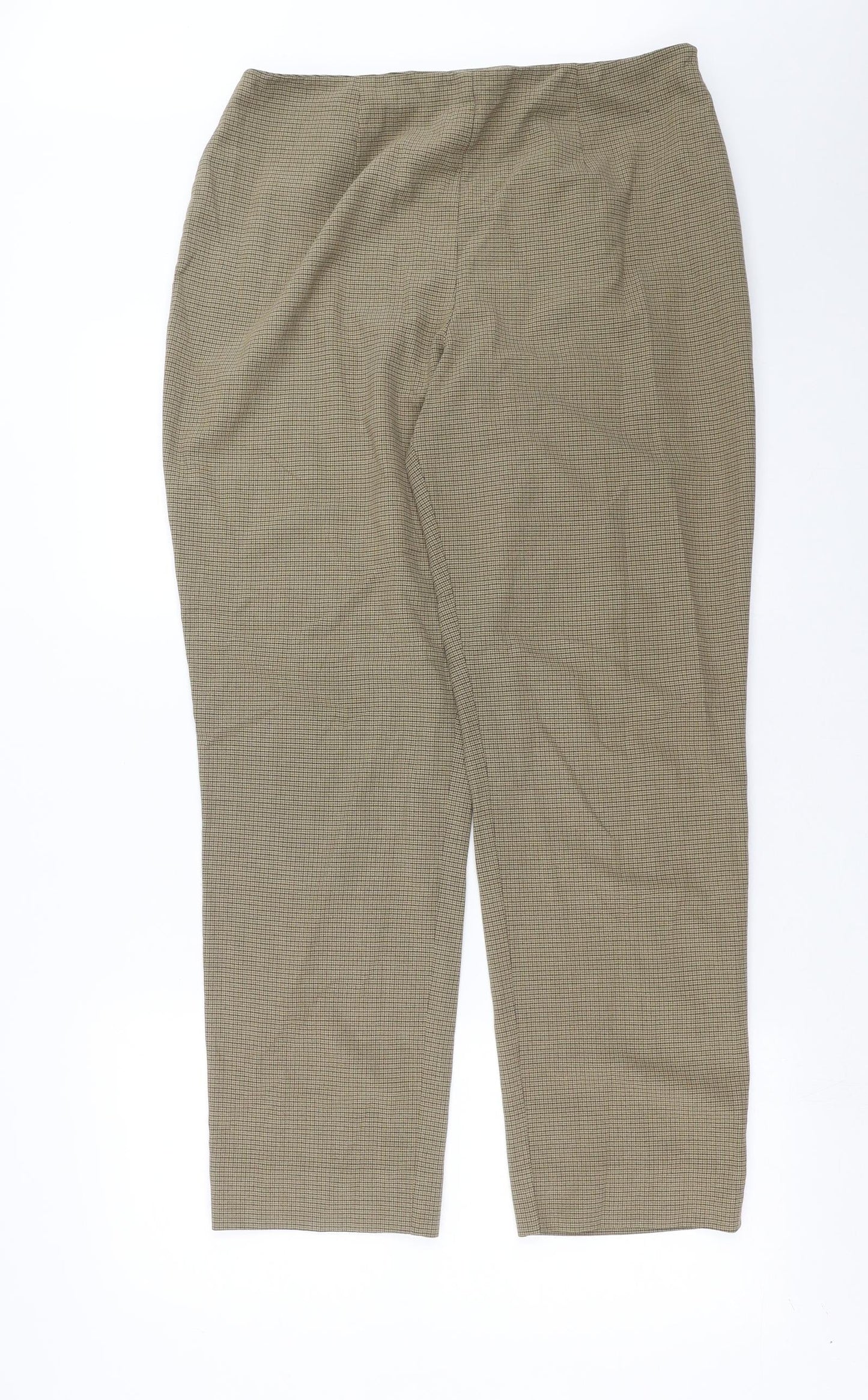 Womens UK Size 16 Marks and Spencer Regular Fit  Beige Trousers