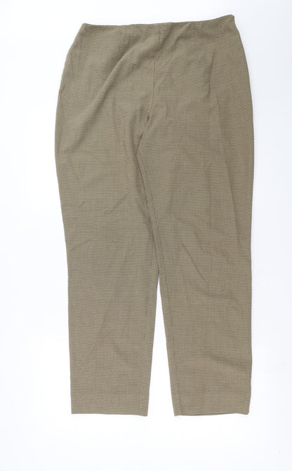 Womens UK Size 16 Marks and Spencer Regular Fit  Beige Trousers
