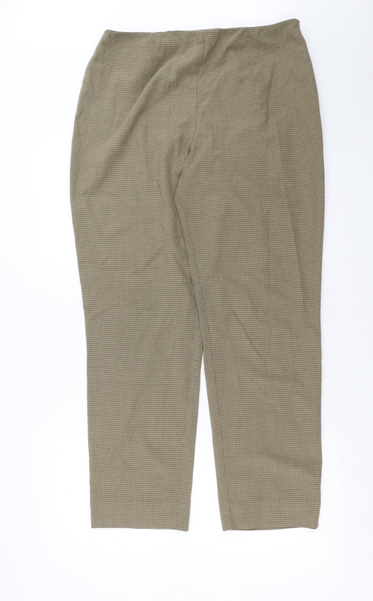 Womens UK Size 16 Marks and Spencer Regular Fit  Beige Trousers