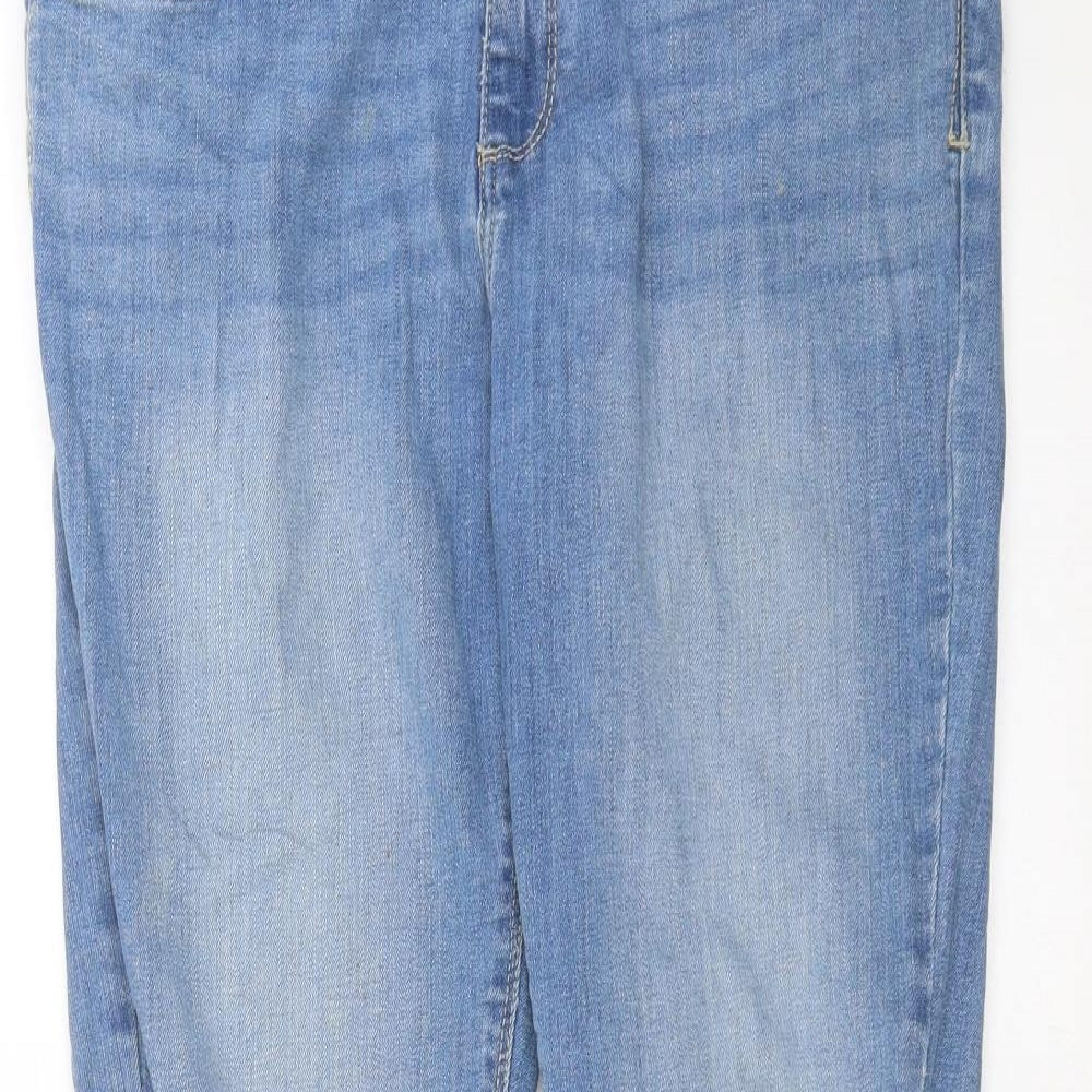 URBAN BLISS Womens Blue  Denim Skinny Jeans Size 14 L28 in