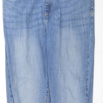 URBAN BLISS Womens Blue  Denim Skinny Jeans Size 14 L28 in