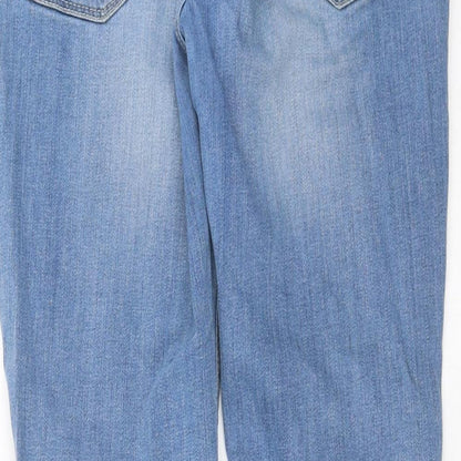 URBAN BLISS Womens Blue  Denim Skinny Jeans Size 14 L28 in