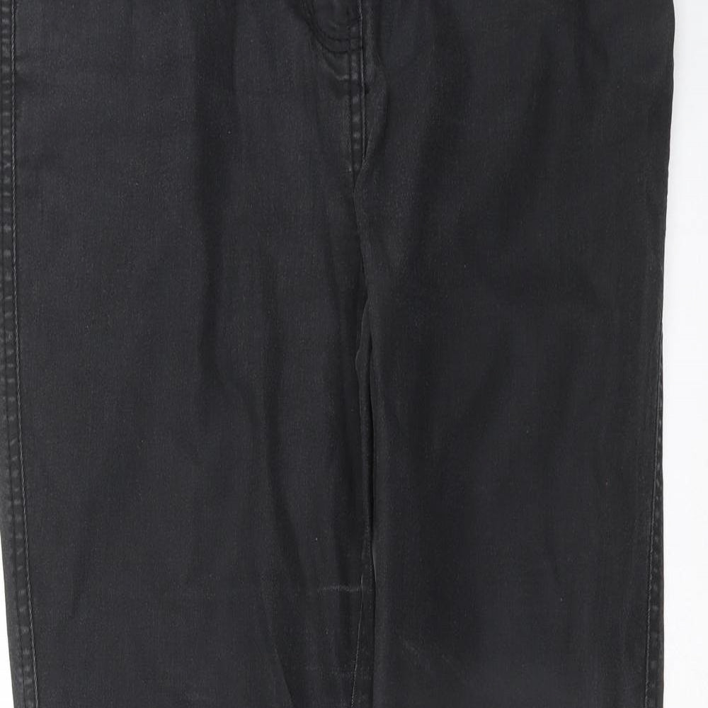 Authentic Denim Womens Grey  Denim Skinny Jeans Size 34 in L28 in