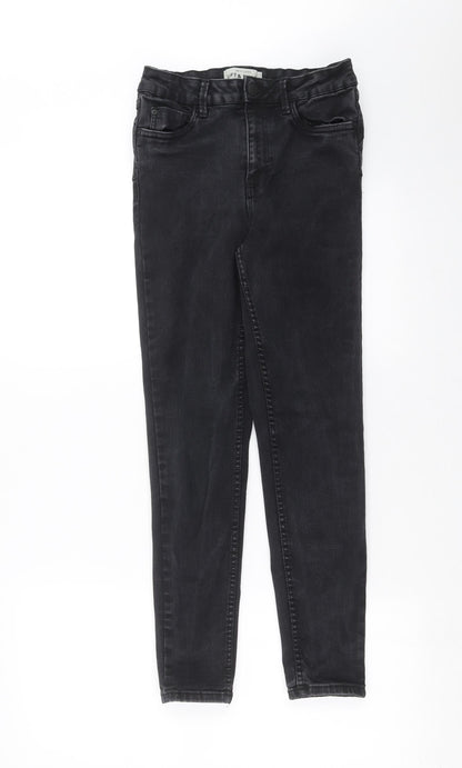 New Look Womens Black  Denim Skinny Jeans Size 8 L25 in