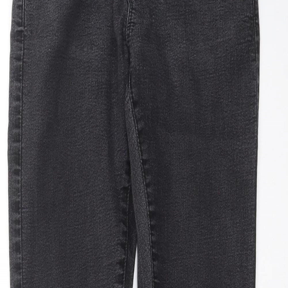 Dorothy Perkins Womens Grey  Denim Skinny Jeans Size 8 L29 in