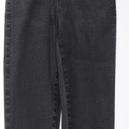 Dorothy Perkins Womens Grey  Denim Skinny Jeans Size 8 L29 in