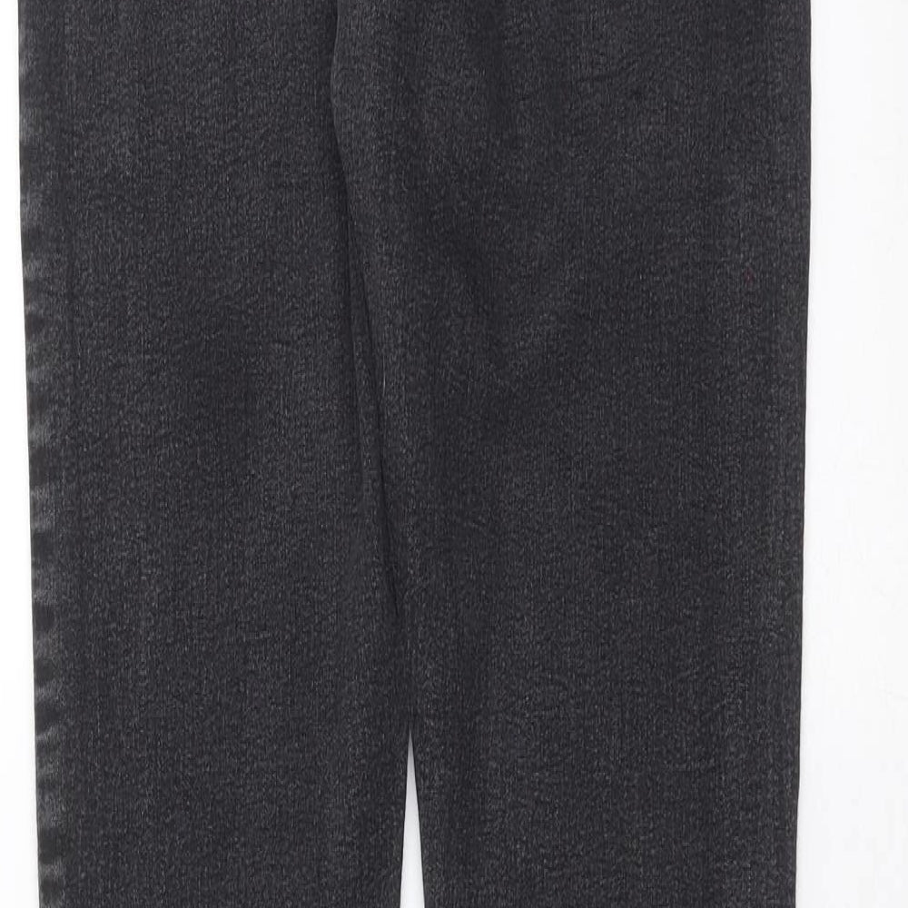 Dorothy Perkins Womens Grey  Denim Skinny Jeans Size 8 L29 in