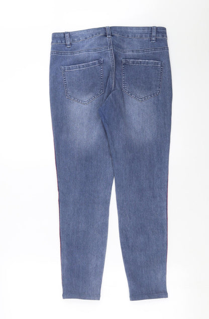 George Womens Blue  Denim Skinny Jeans Size 10 L26 in