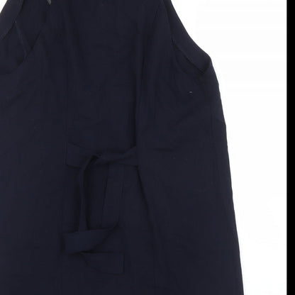 Womens UK Size 10 Dorothy Perkins Blue Basic Blouse