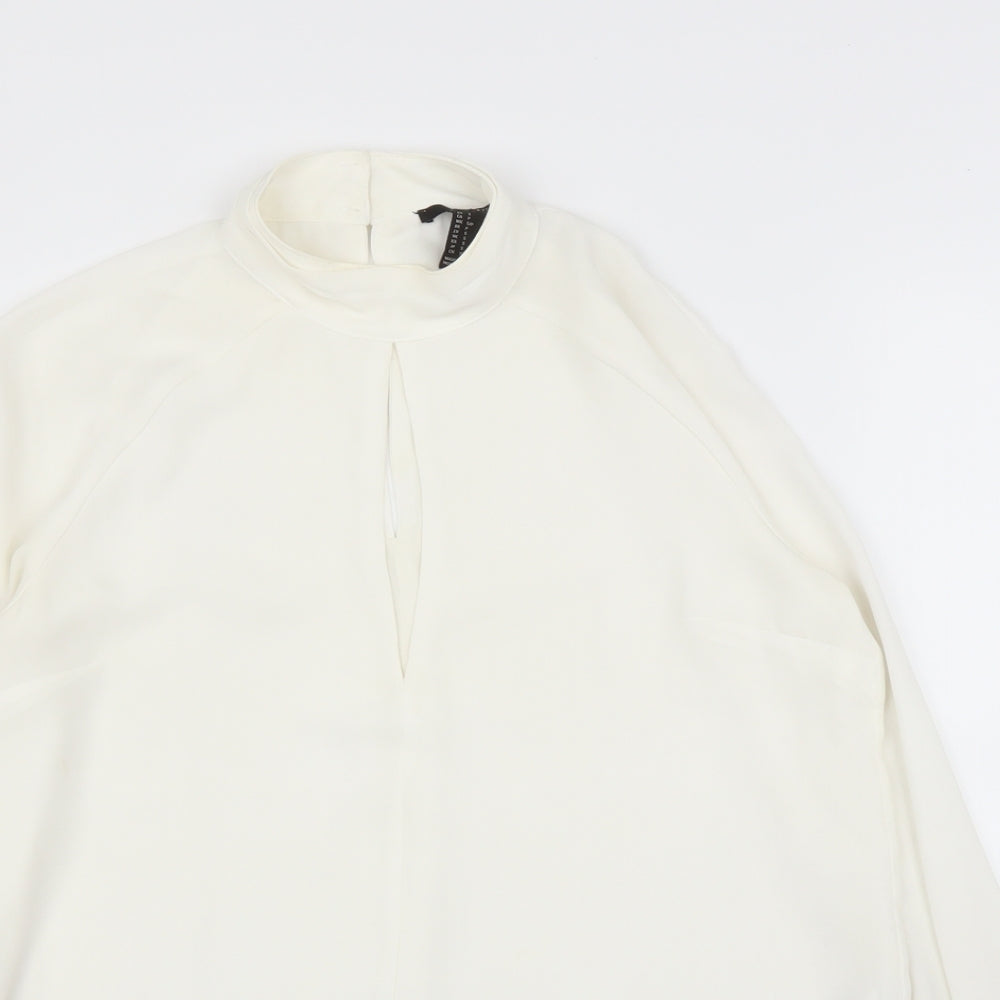 FOREVER 21 Womens White   Basic Blouse Size S