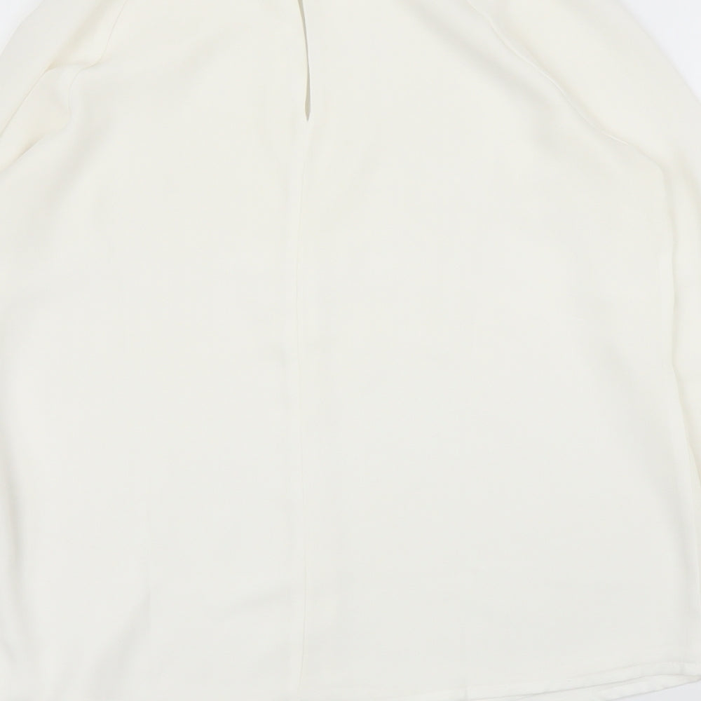 FOREVER 21 Womens White   Basic Blouse Size S