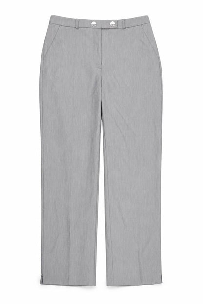 Womens UK Size 10 Tailored Regular Fit  Grey Trousers