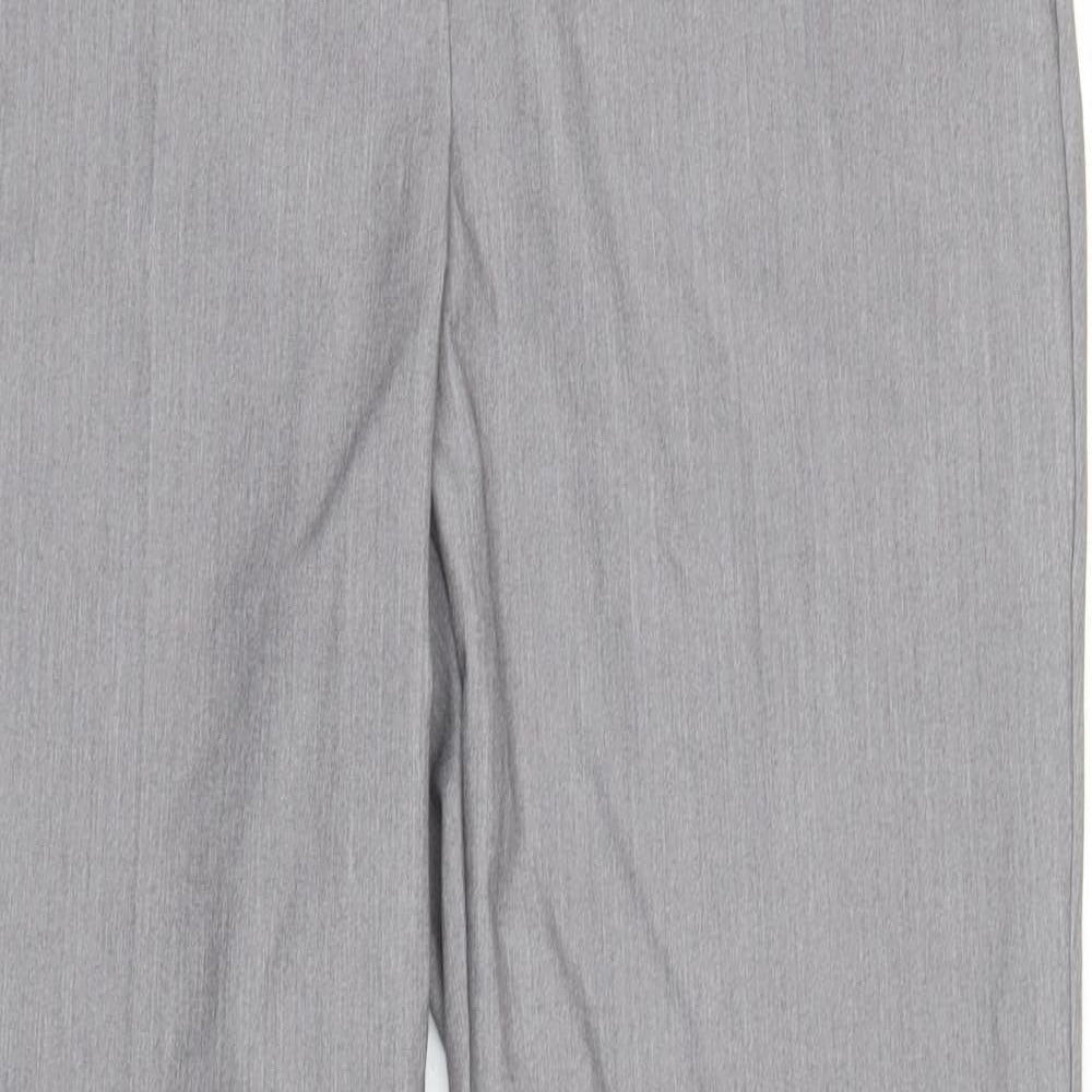 Womens UK Size 10 Tailored Regular Fit  Grey Trousers