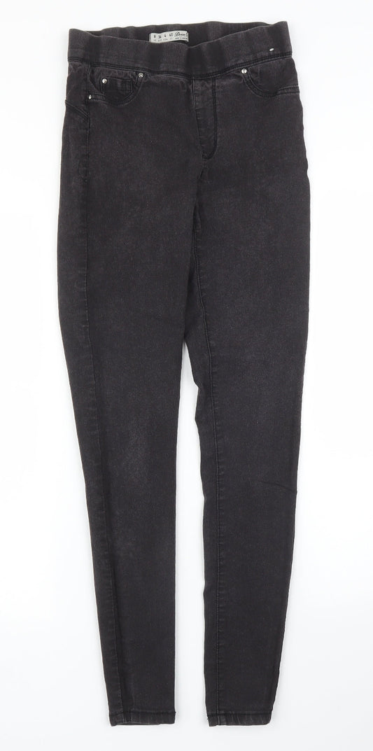 Primark Womens Black   Skinny Jeans Size 8 L28 in