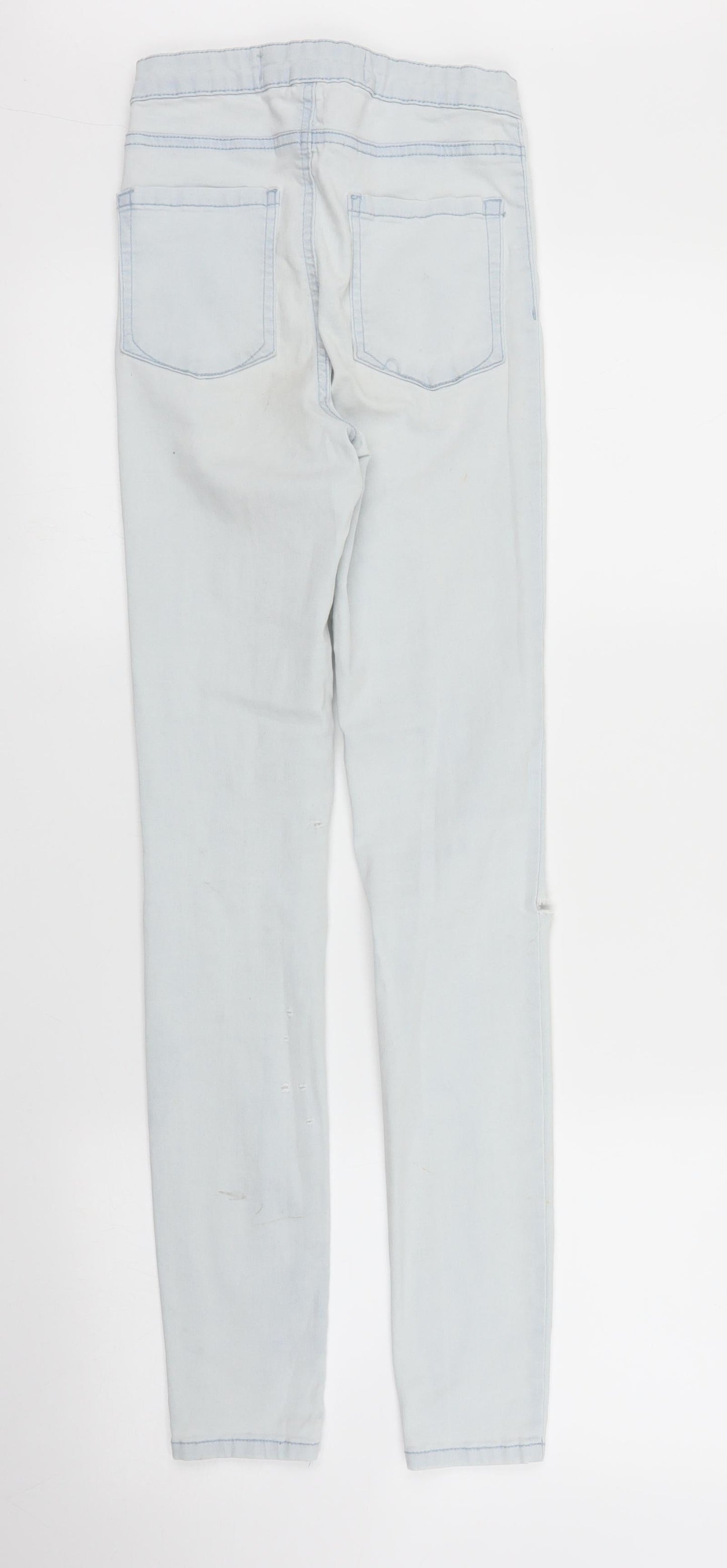 Primark Womens Blue  Denim Skinny Jeans Size 6 L27 in