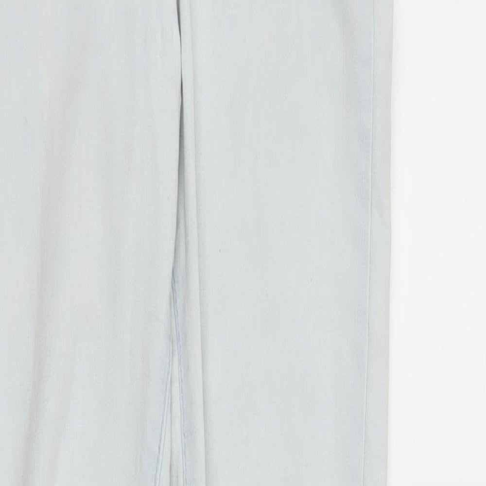 Primark Womens Blue  Denim Skinny Jeans Size 6 L27 in