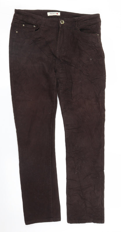 Miss Cherry Womens Brown   Bootcut Jeans Size 34 in L28 in