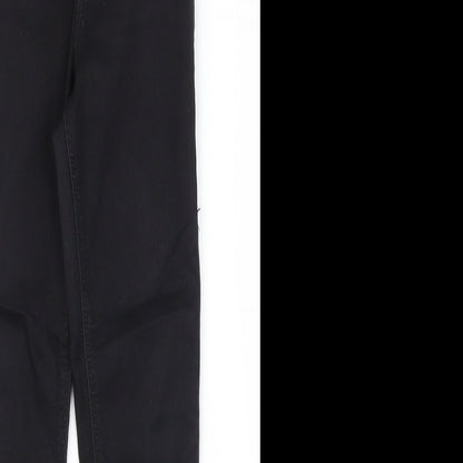 Topshop Womens Black  Denim Skinny Jeans Size XS L23 in