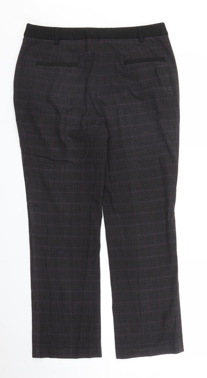 Womens UK Size 12 M&S Regular Fit  Purple Trousers