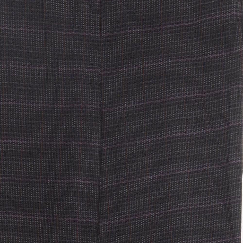 Womens UK Size 12 M&S Regular Fit  Purple Trousers