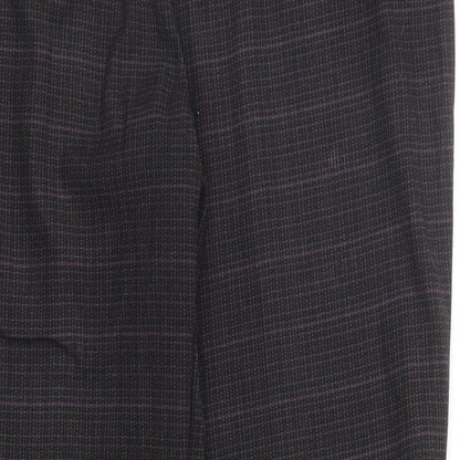 Womens UK Size 12 M&S Regular Fit  Purple Trousers
