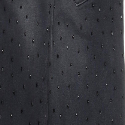 River Island Womens Black  Denim Tapered Jeans Size 10 L25 in