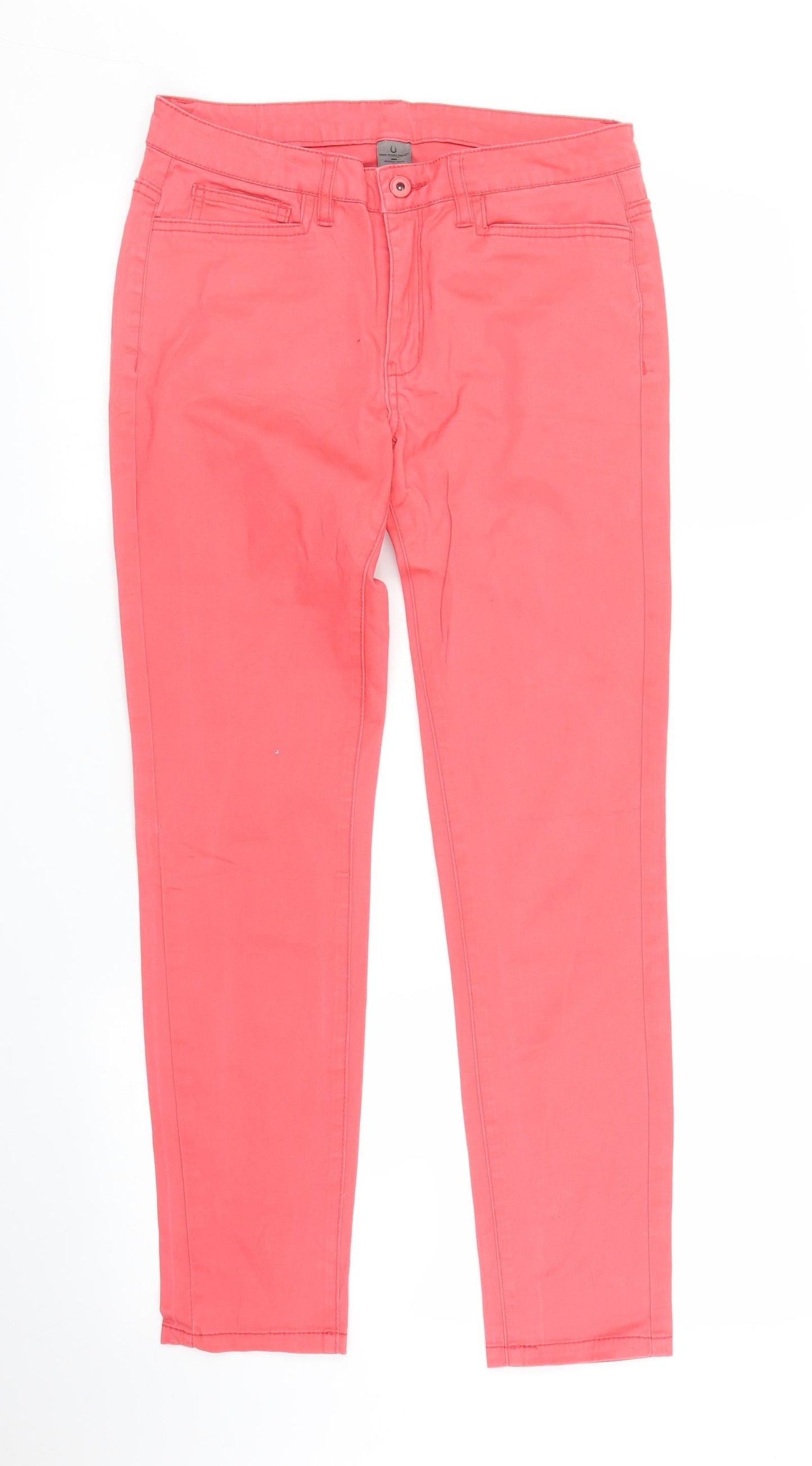Vera Moda Womens Pink   Skinny Jeans Size 8 L27 in