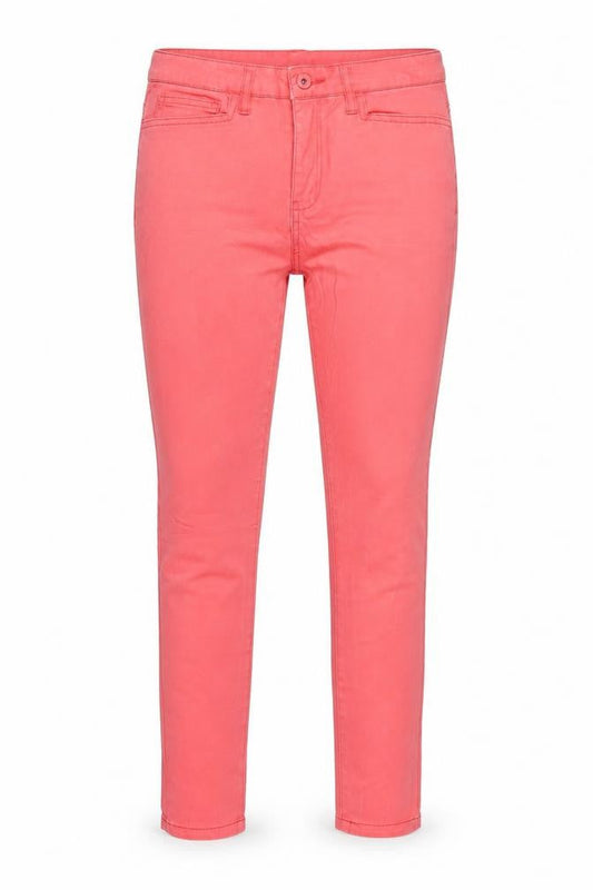 Front view of Vera Moda women’s pink skinny jeans, size UK 8, 27-inch leg