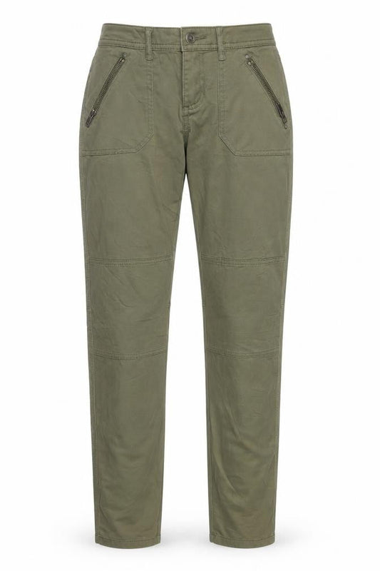 Womens UK Size 26 in EDC Regular Fit Carrot Green Trousers
