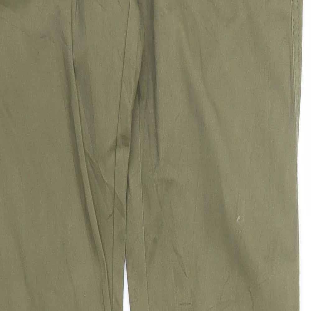 EDC Womens Green   Carrot Trousers Size 26 in L31 in