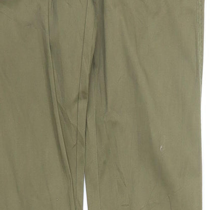 EDC Womens Green   Carrot Trousers Size 26 in L31 in