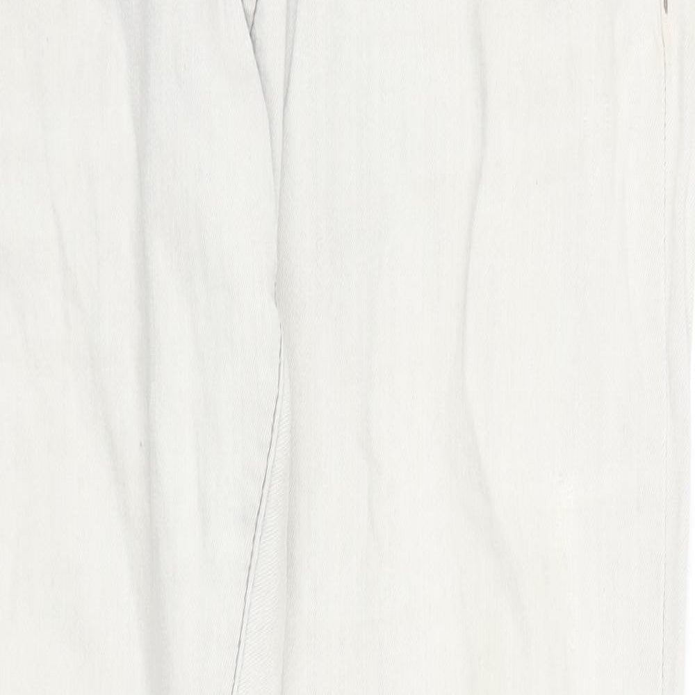 Womens UK Size 16 ESMARA Regular Fit Capri Beige Trousers