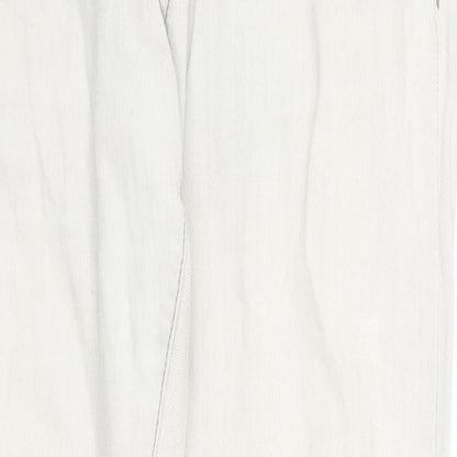 Womens UK Size 16 ESMARA Regular Fit Capri Beige Trousers