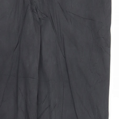 Womens UK Size 34 in Preworn Regular Fit Carpenter Grey Trousers