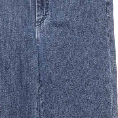 Womens UK Size 34 in Angels Regular Fit Capri Blue Jeans