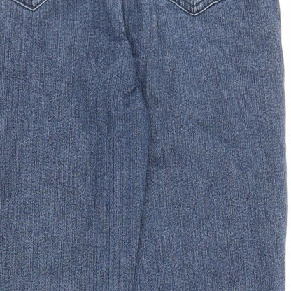 Womens UK Size 34 in Angels Regular Fit Capri Blue Jeans