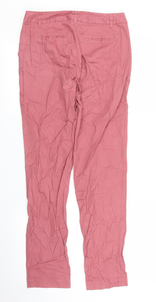 FOREVER 21 Womens Pink   Chino Trousers Size 24 in L28 in
