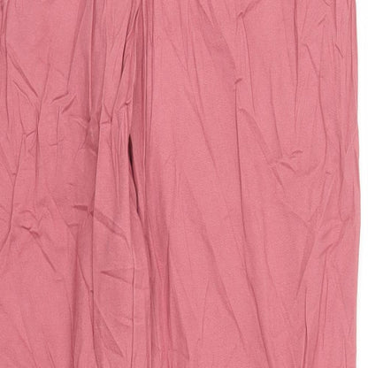 FOREVER 21 Womens Pink   Chino Trousers Size 24 in L28 in
