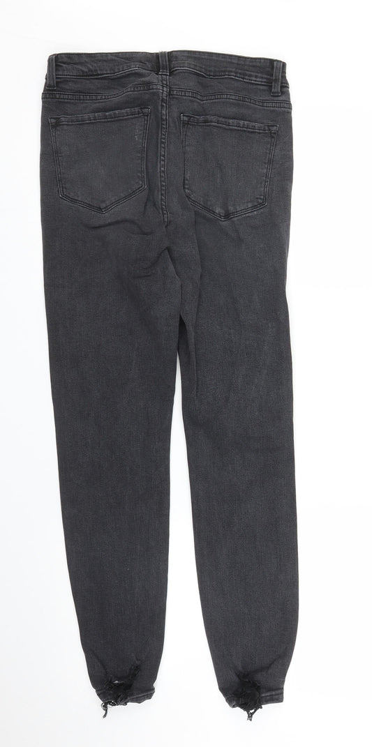 Primark Womens Black  Denim Skinny Jeans Size 10 L26 in