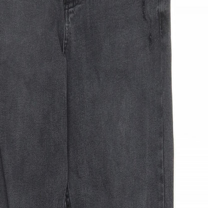 Primark Womens Black  Denim Skinny Jeans Size 10 L26 in