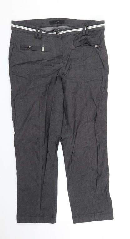 NGZ Womens Grey   Trousers  Size 12 L24 in