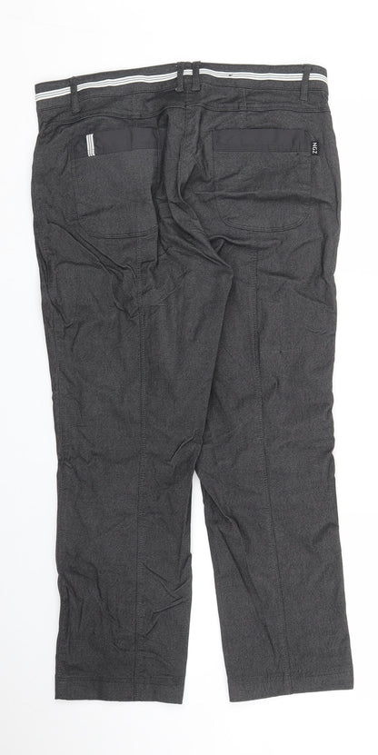 NGZ Womens Grey   Trousers  Size 12 L24 in