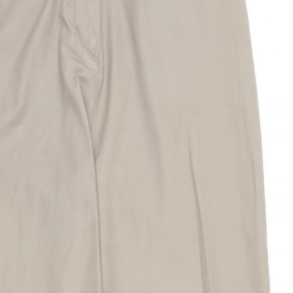 Hawkshead Womens Beige   Chino Trousers Size 16 L25 in