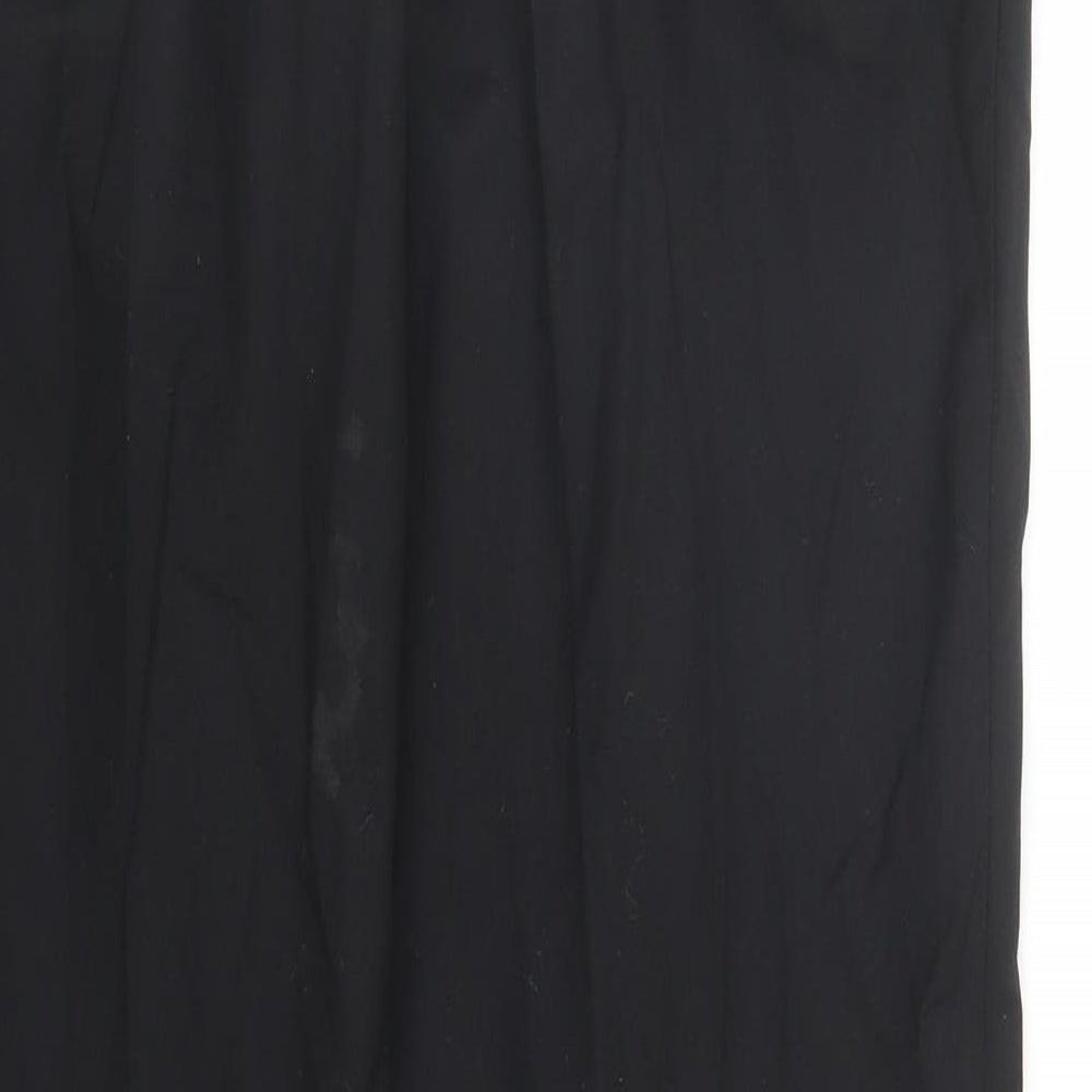 Mens UK Size 34 in C&A Regular Fit  Black Trousers