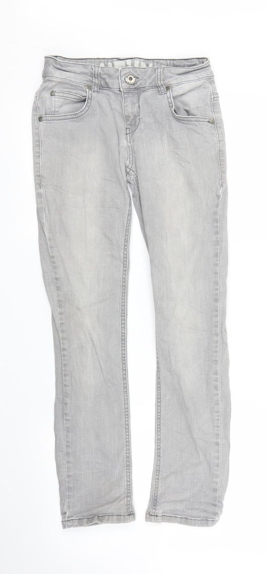 Hound Mens Grey  Denim Straight Jeans Size S L26 in