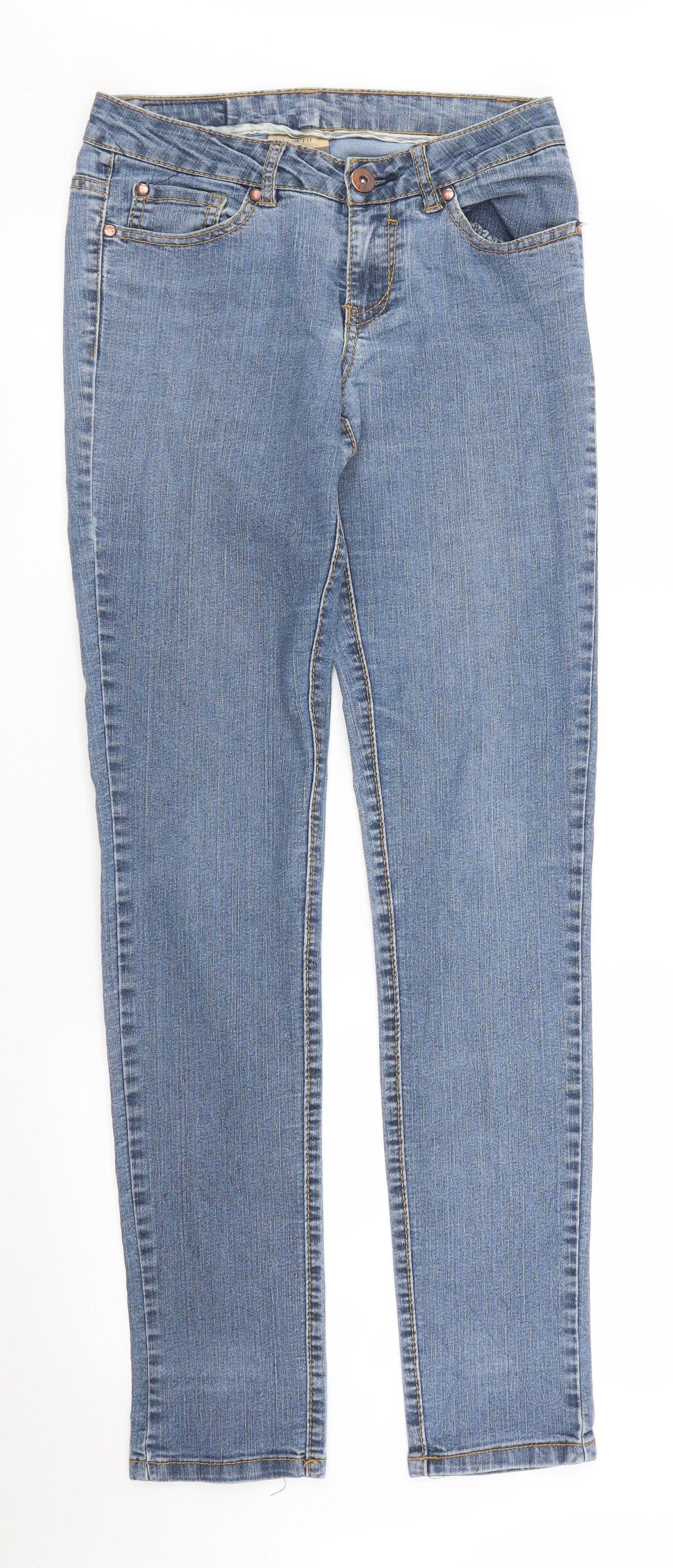 CIC Womens Blue  Denim Skinny Jeans Size 27 in L34 in