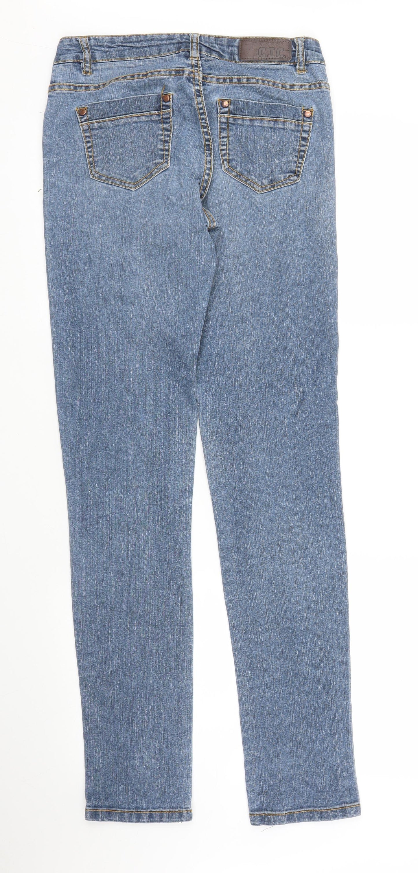 CIC Womens Blue  Denim Skinny Jeans Size 27 in L34 in