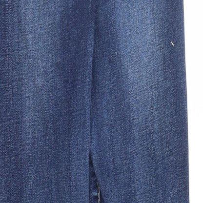 Womens UK Size S Monday Regular Fit Skinny Blue Jeans