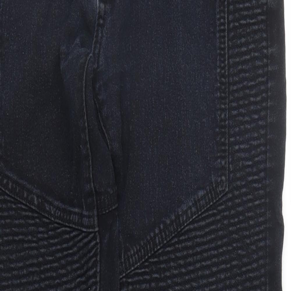 Womens UK Size 30 in Preworn Regular Fit Skinny Black Jeans